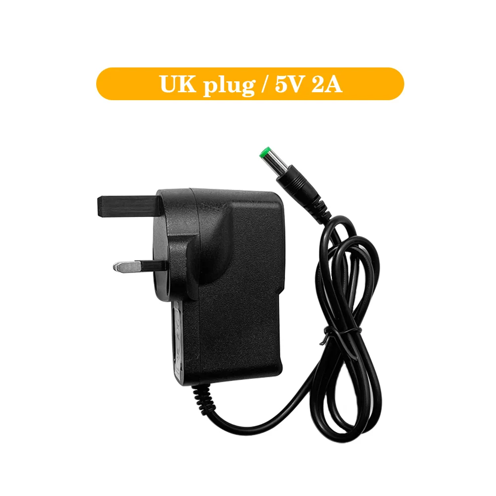 1PC 100V-240V 5V 2A EU/US/UK Plug DC Adapter for 18650 Lithium Battery laser level Charger adaptador de corriente power adapter