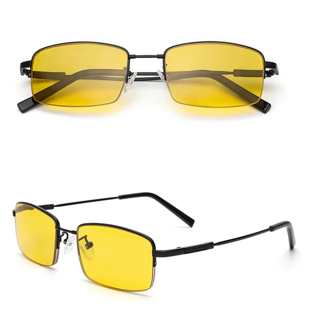 New night vision progressive multi-focus reading glasses men far and near dual-use anti-blue light driving presbyopia glasses