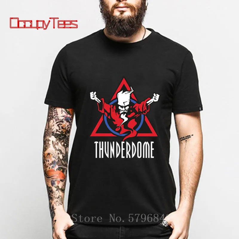 Классные дизайнерские футболки Thunderdome хардкор волшебник взрослые повседневные