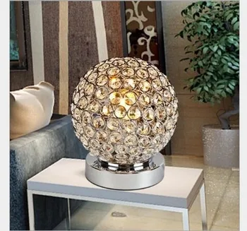 

Modern K9 Crystal Table Lamps Lustre E27 Crystal Desk Light for Bedroom,Living Led Desk Lamp Crystal Table Lamp Indoor Lighting