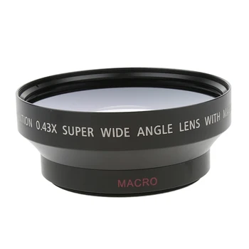 

62 mm 0.43X WIDE Angle + Macro Conversion LENS For Camera Lens With 62mm Filter