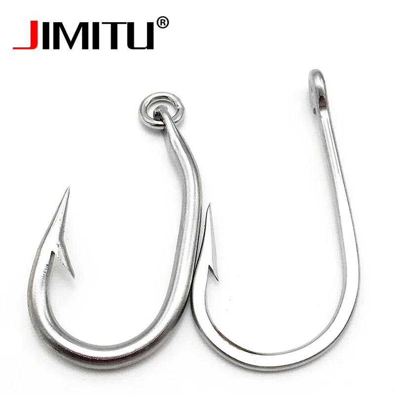 JIMITU Морской рыболовный крючок из высокоуглеродистой стали круглый тунца рыба