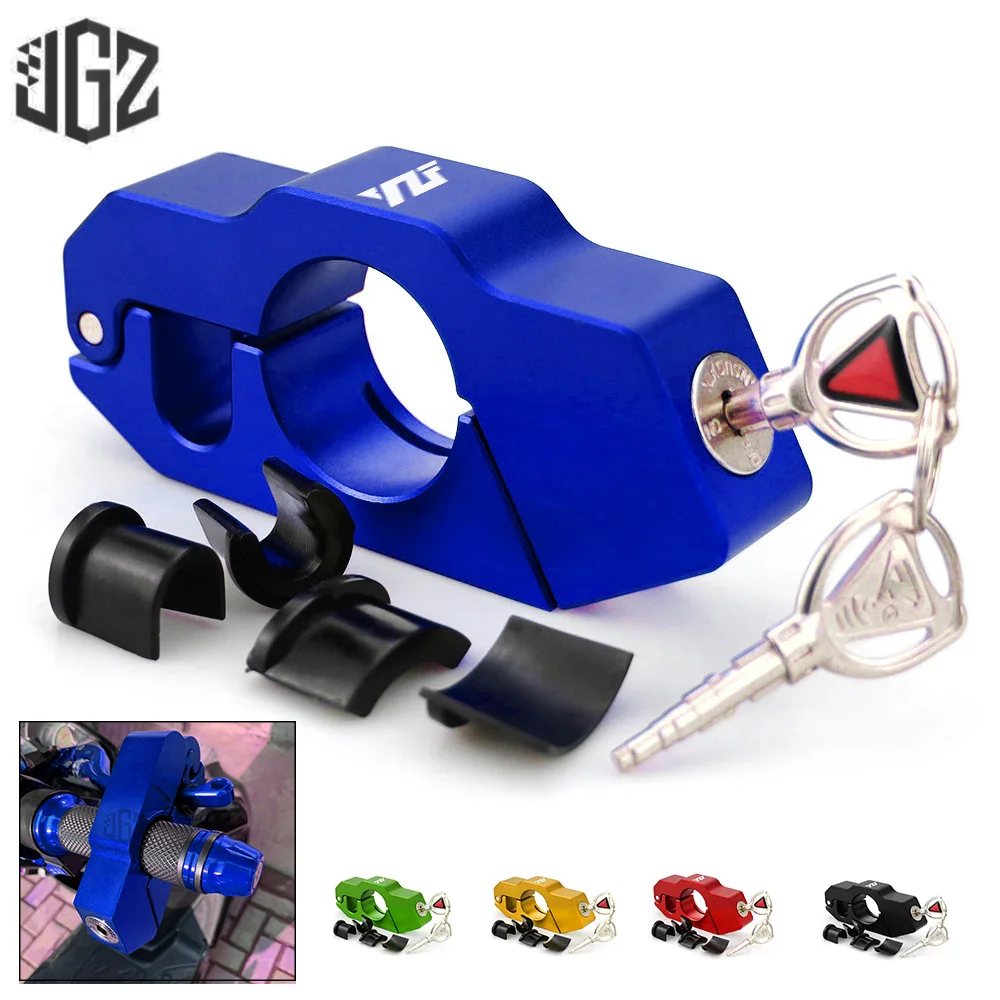 Motorcycle Cnc Aluminum Handlebar Grip Lock Safety Handset Brake Lever