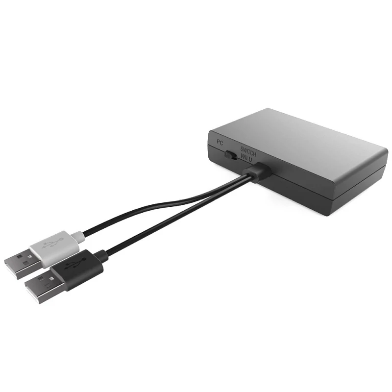Uff0c wii U Gamecube контроллер адаптер для wii U, ПК, коммутатор, 4 порта Gamecube контроллер адаптер