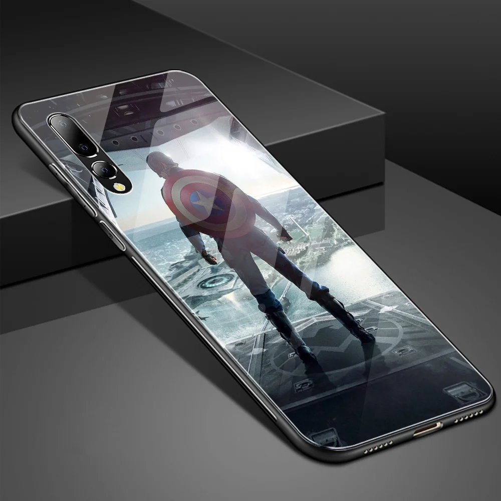 Для Xiao mi 8 чехол для телефона из закаленного стекла Капитан Америка для mi x 2s 3 чехол для DIY Xiao mi max 3 mi 8 LITE mi 5 9 SE Red mi Note 5 6 7 - Цвет: 39