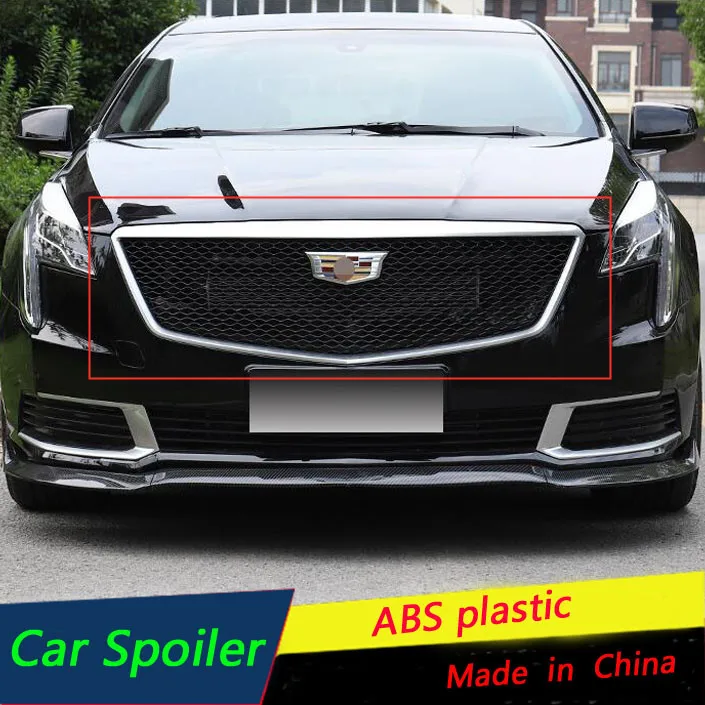 Для Cadillac xts 2018 Передняя решетка гриль ABS Материал черный передний бампер сотовый
