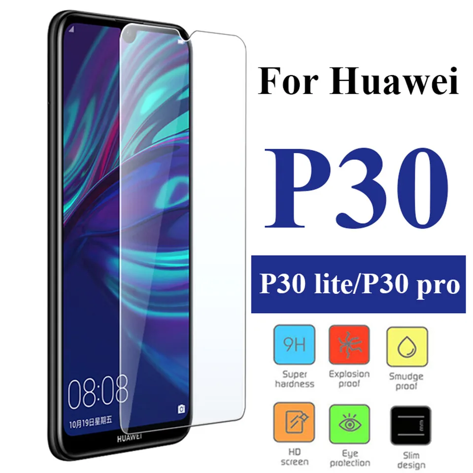 

Zfifimy 9H HD Tempered Glass For Huawei P30 Pro Lite Protective Glass On The Hauwei P30Lite Screen Protector