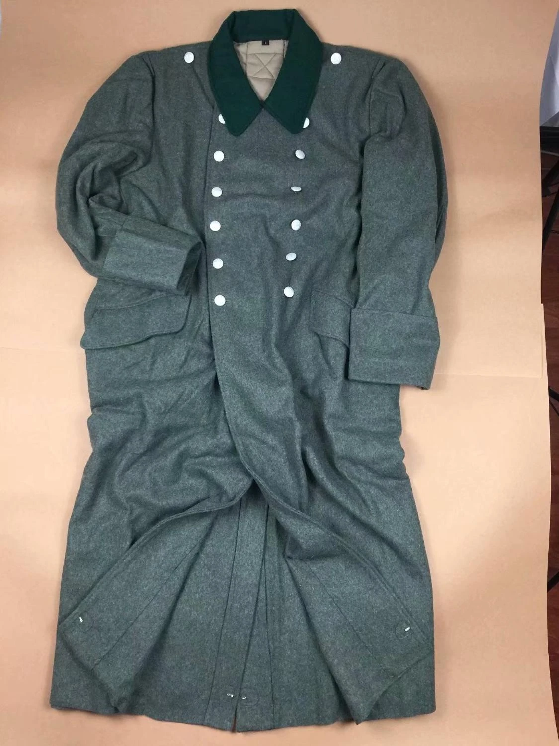 第二次世界大戦ドイツ軍whm36フィールドグレーウールグレートコートコートww2軍服戦争再現 軍事 Aliexpress