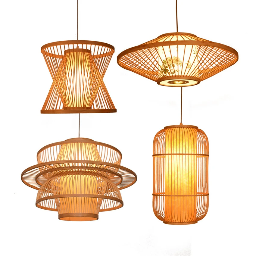 

Nordic Wooden Led Pendant Lights Lighting Loft Home Interior Decor Bamboo Wooden Pendant Lamp Luminaire Hanging Lamp Industrial