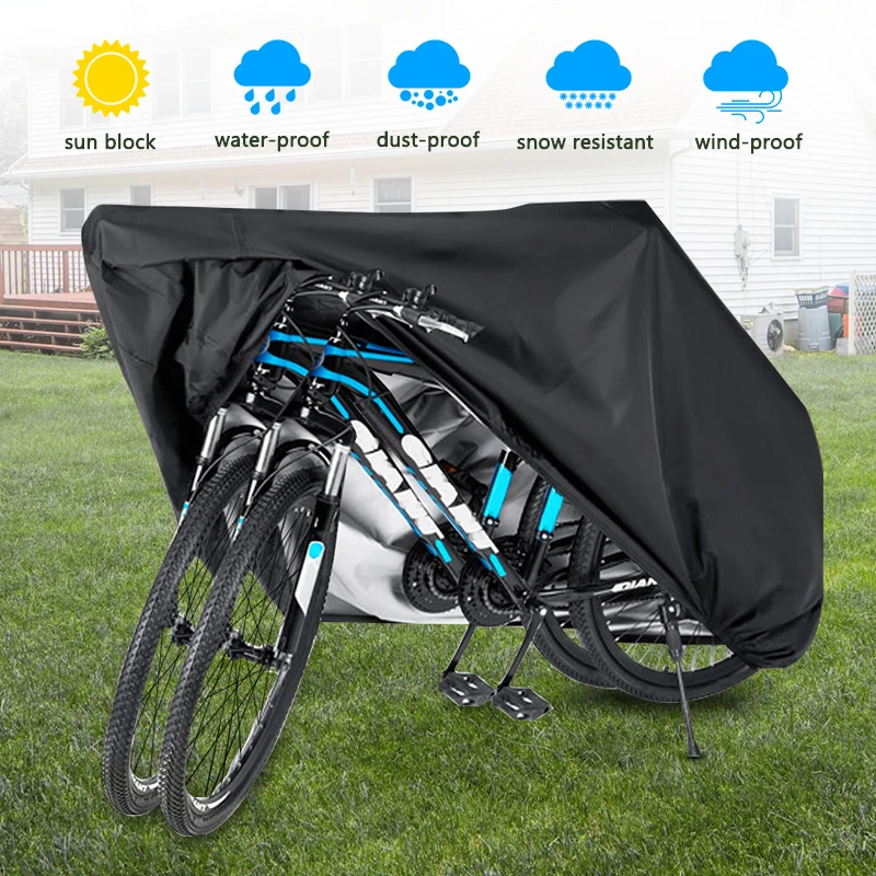 Housse De Protection Pour Vélos D'extérieur - Xl - Tissu Ripstop Résistant,  Imperméable Et Anti-uv - Protection Contre T