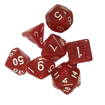 

7pcs/Set Games Multi Sides Dice D4 D6 D8 D10 D12 D20 Gaming Dices New In Stock