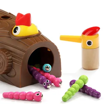 

Magnetic Magnetic Toddler Toy Game Set, Fine Motor Skill Preschool Toys, Pretend Play for Girl and Boy 2 Years Old, Catching and