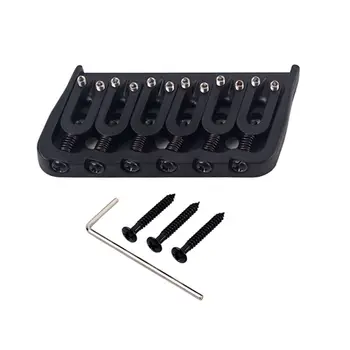 

1 Set 6 String Saddle Bridge with Wrench Screws for Electric Guitar