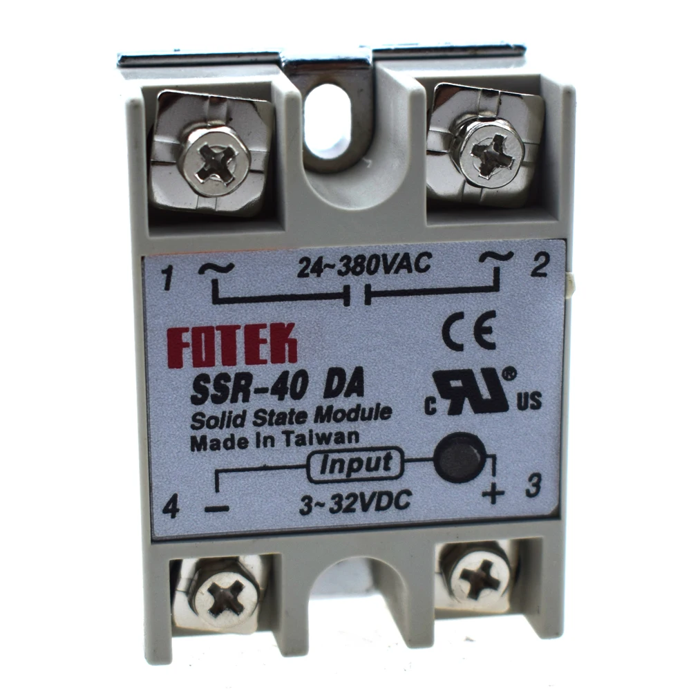 1 комплект Цифровой Регулируемый PID контроллер температуры панель термостат REX-C100+ Max.40A SSR+ K термопары зонд+ радиатор