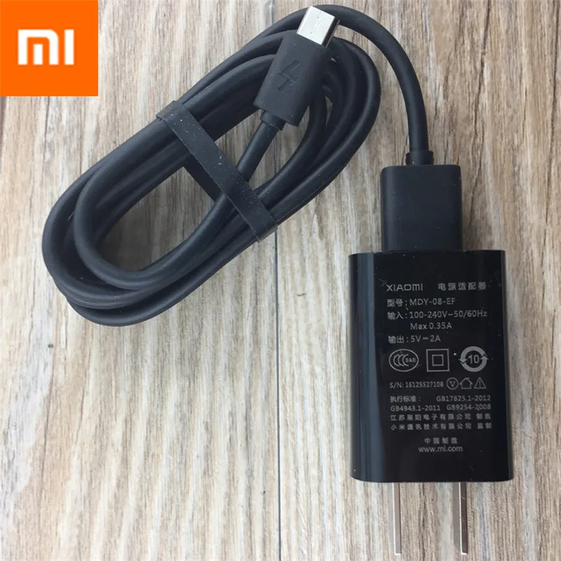 

Original XIAOMI USB Charger For Mi 4 4s Max NOTE Redmi 3 3S 4 4A 4X Note 4 US Plug 5V 2A Charge adapter with Micro USB Cable