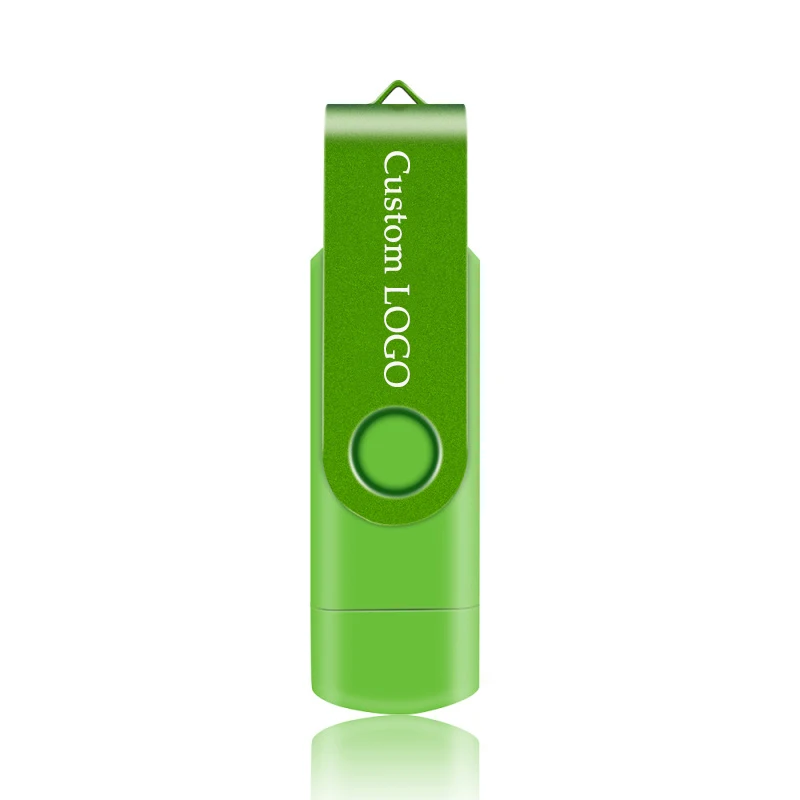Free Custome Logo Usb флеш-накопитель 32 Гб usb флеш-карта памяти металлический флеш-накопитель 8 Гб 16 Гб 64 ГБ высокоскоростной OTG флеш-накопитель 128 ГБ U диск memoria usb - Цвет: Free Custome Logo