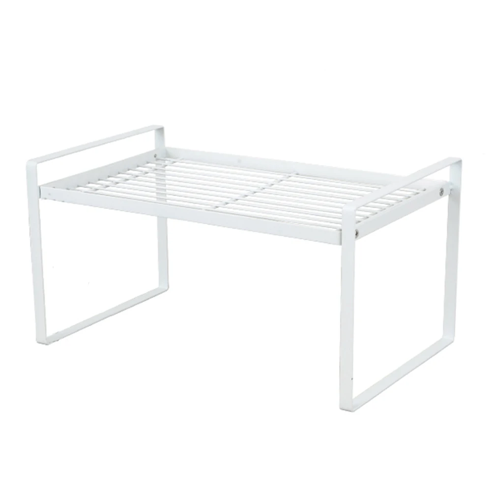

Household Space Saving Solid Multi Function American Style Cabinet Shelf Dish Holder Storage Rack Iron Art Kitchen Organiser