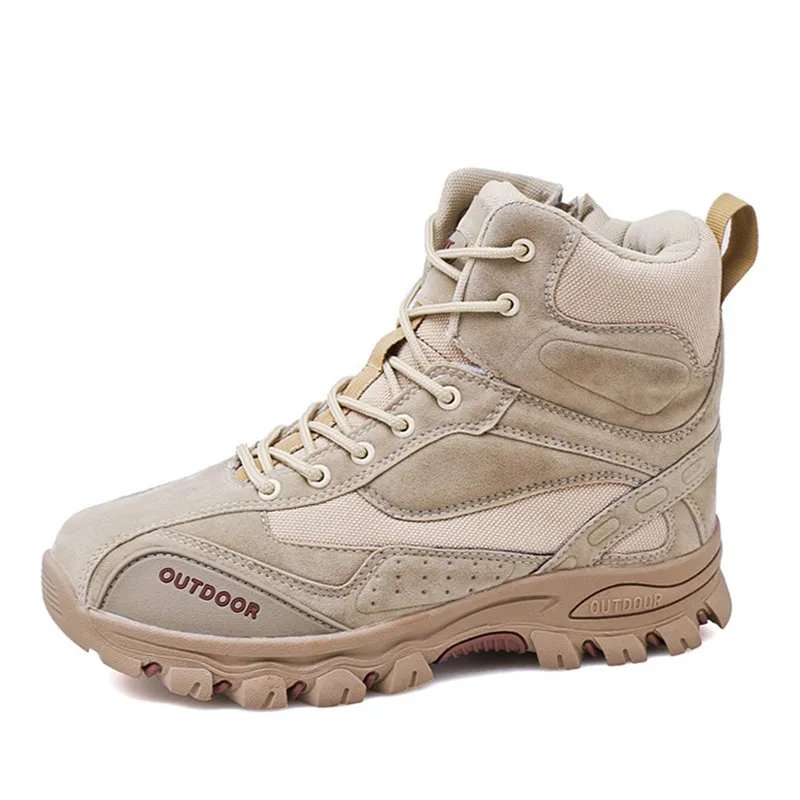 

Winter Autumn Men Military Boots Quality Special Force Tactical Desert Combat Ankle Boats Army Work Shoes Leather Snow Boots