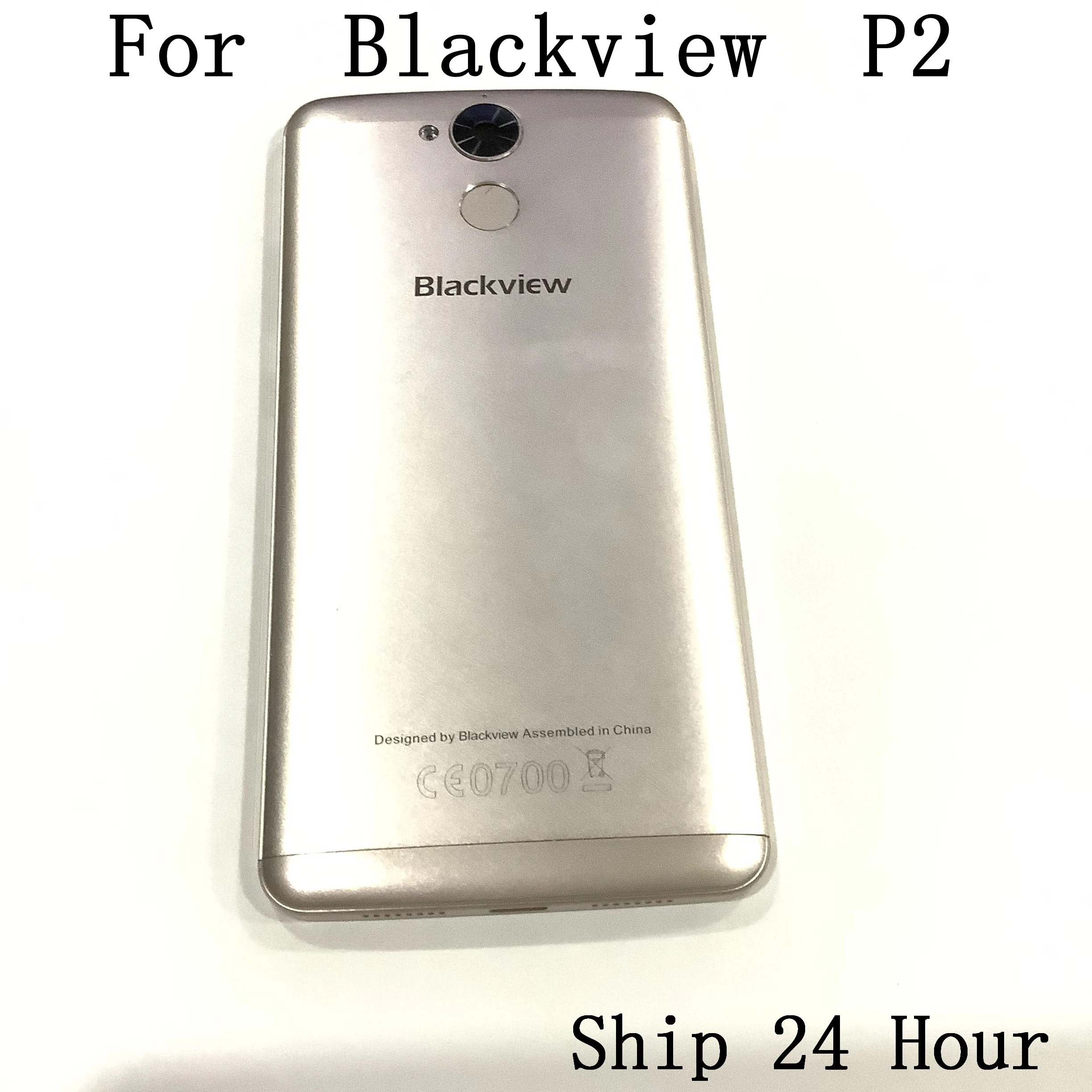 

Original Used Blackview P2 Battery Protector Metal Case Cover+ Camera Glass Lens For Blackview P2 Repair Fixing Part Replacement