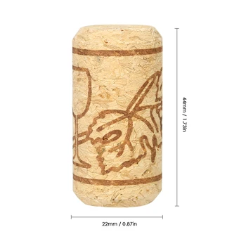 

New 100pcs/50pcs/set Wine Bottle Stopper 44*22mm Set Red Wine Bottle Stopper Oak Red Wine Bottle Stopper Oak Wine Corks
