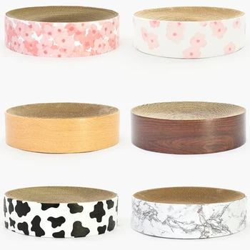 

Pet Cat Toy Large Round Shape Cat Litter New Bowl Shaped Corrugated Paper Cat Scratch Board Cat Claws Care Pet Catch Climb Toy