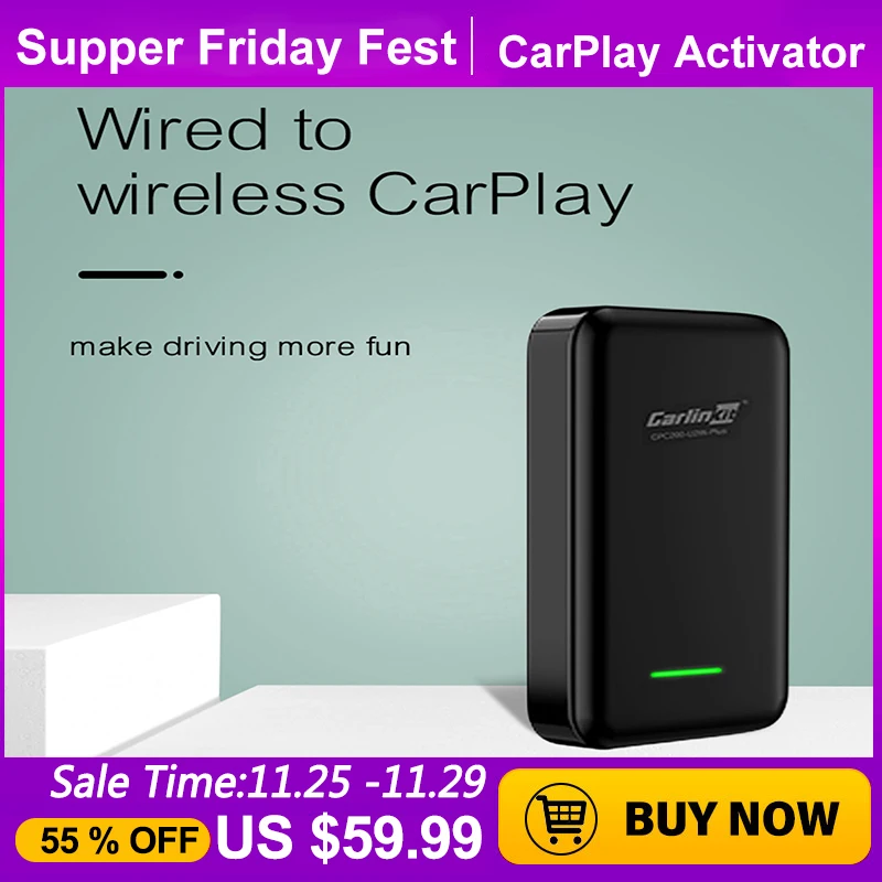 Carlinkit 3.0 For Apple Wireless CarPlay Activator Dongle Plug And Play Car Multimedia Player Auto Connection Kit Aux USB Hot | Автомобили