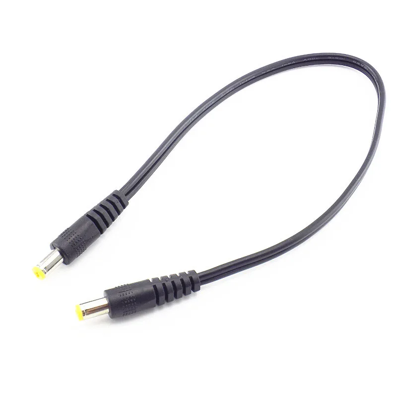Description Picture 5 of itemDC male to male AV audio Power Plug 5.5mm x 2.1mm Male To 5.5 x 2.1mm Male Adapter Connector Cable Extension Supply Cords