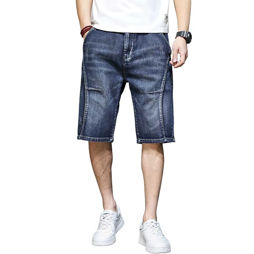 Summer Men Casual Denim Shorts Trend 