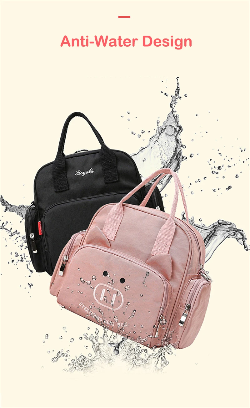 Модная сумка для подгузников для малышей сумка для подгузников с изолированными карманами салфетки карман водонепроницаемый подгузник рюкзак сумки коляска Органайзер