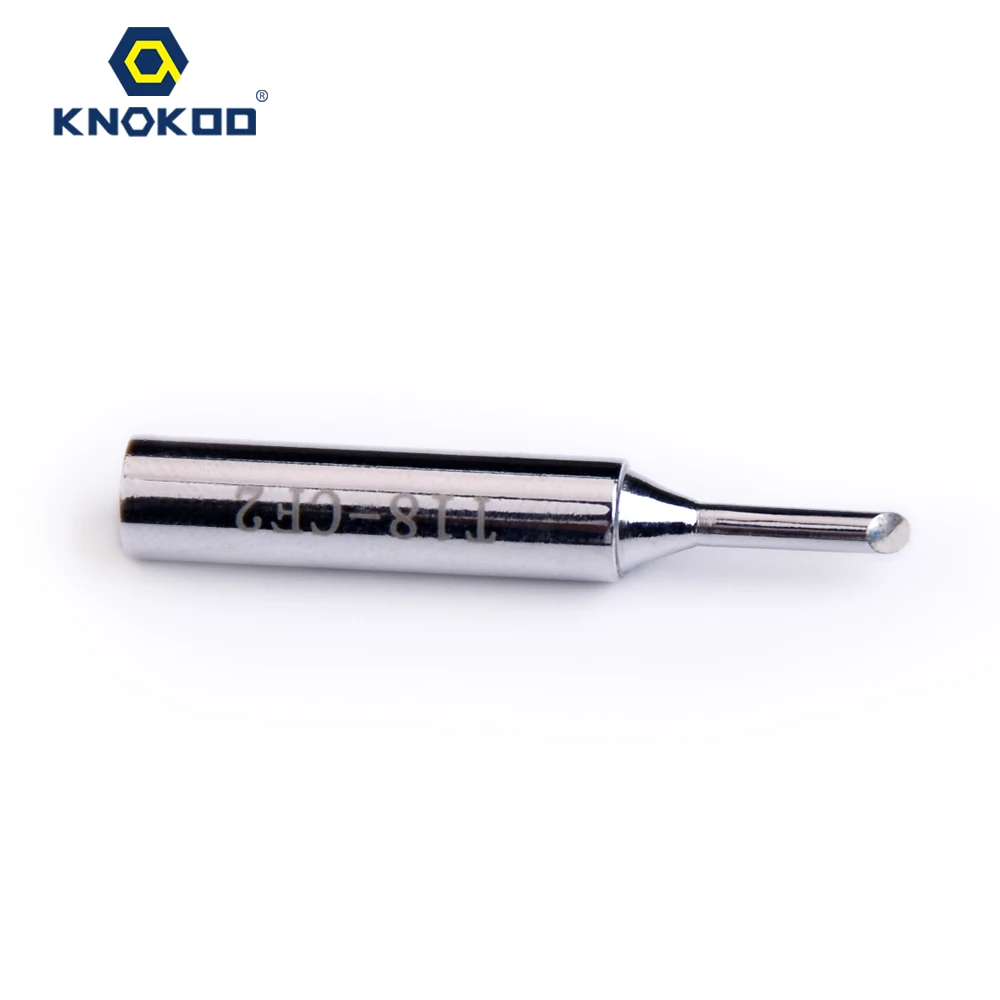 KNOKOO 10 шт./упак. без свинца Замена T18 CF1 CF2 медный сварочный наконечник паяльник