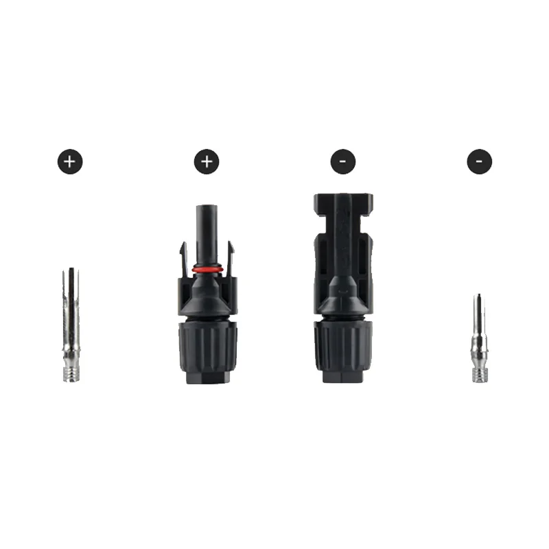 Copper Terminals Photovoltaic Solar Panels Spade Wire Connector Crimp Terminal Butt Plug Cable Electric 14/12/10AWG 30A Pv cable |