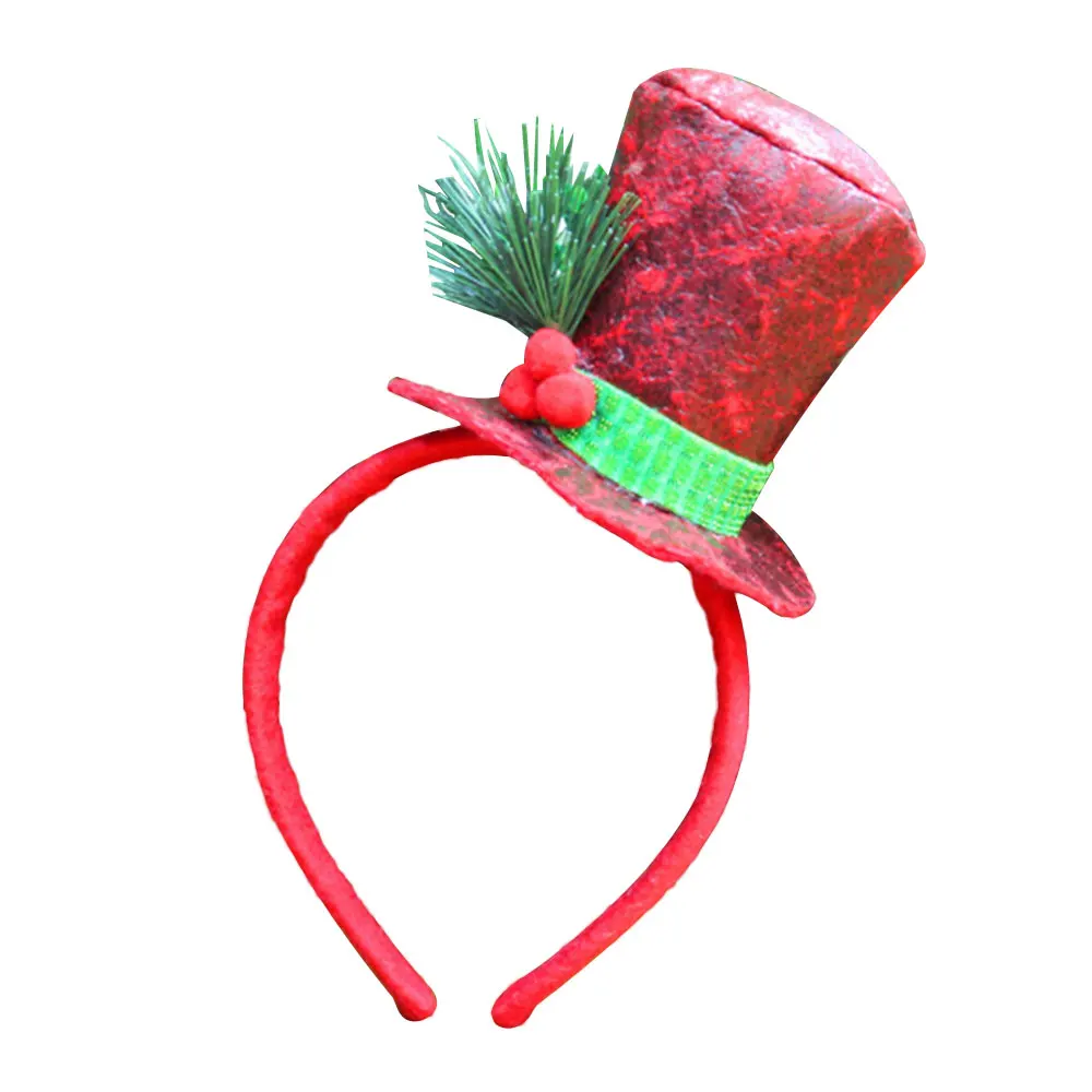 Formal hat Universal Flannelette Christmas Headbands Hairband Party Cosplay Props - Цвет: Formal hat