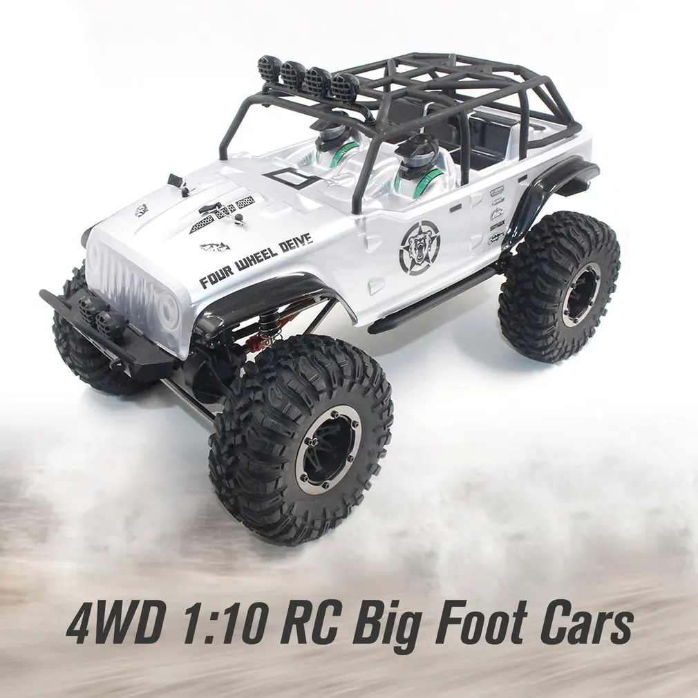 1073-SJ 1:10 2,4G 4WD матовый Радиоуправляемый гусеничный автомобиль с дистанционным управлением внедорожный большой ножной автомобиль модель RTR игрушка для детей подарок