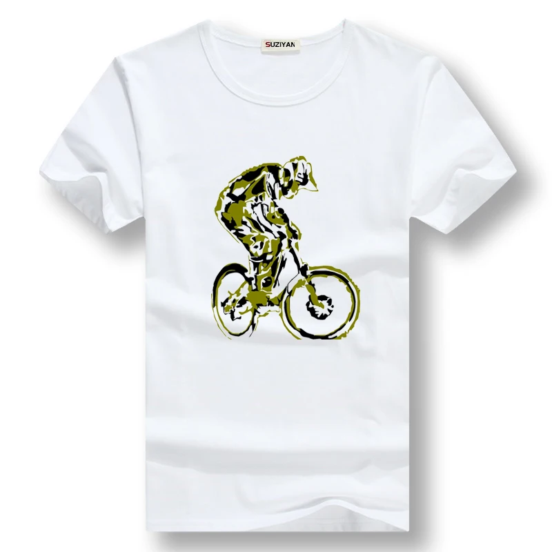 

bike moto man Print T Shirts Men Summer Mens Hip Hop Casual Short Sleeve Tops Tees Male Tshirts Men/women Streetwear
