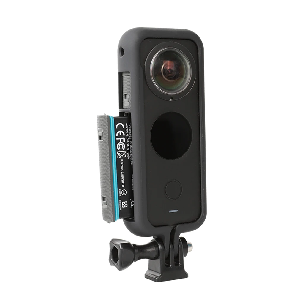 Für Insta360 Go 3 Action Kamera Schutzkäfig Rahmen Dual Adapter