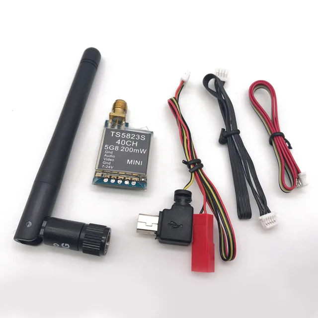 TS5823S 200mW TS5828S 200 МВт/600 мВт 5,8G 40Ch FPV видео передатчик и 1/" CMOS 1500TVL Мини FPV камера 2,1 мм объектив с OSD для радиоуправляемого дрона автомобиля - Цвет: TS5823S 200mW