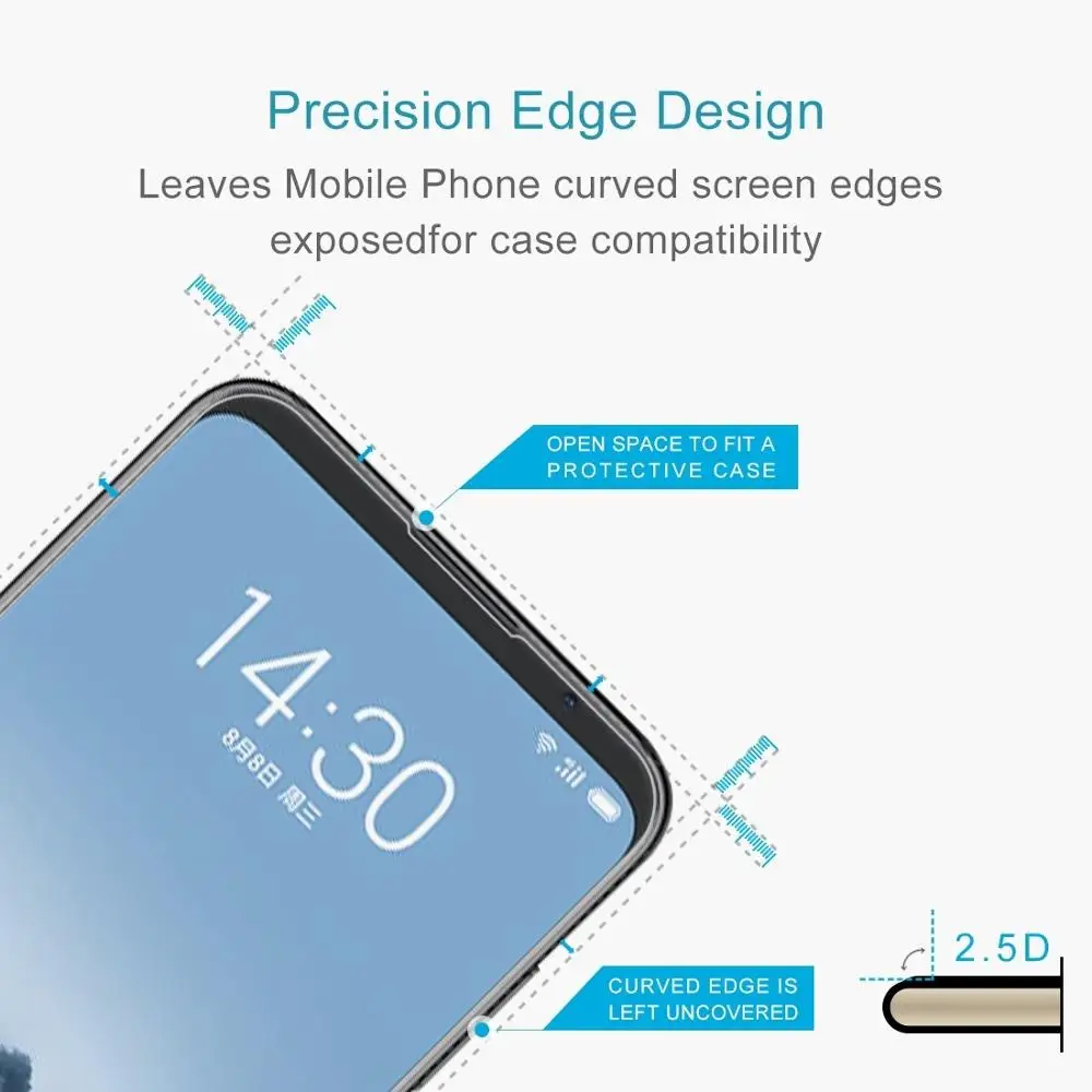2.5D Защитное стекло для экрана для Meizu 15 16th закаленное стекло для Meizu 16 Pro 16X стекло против царапин пленка для Meizu 16 16S стекло