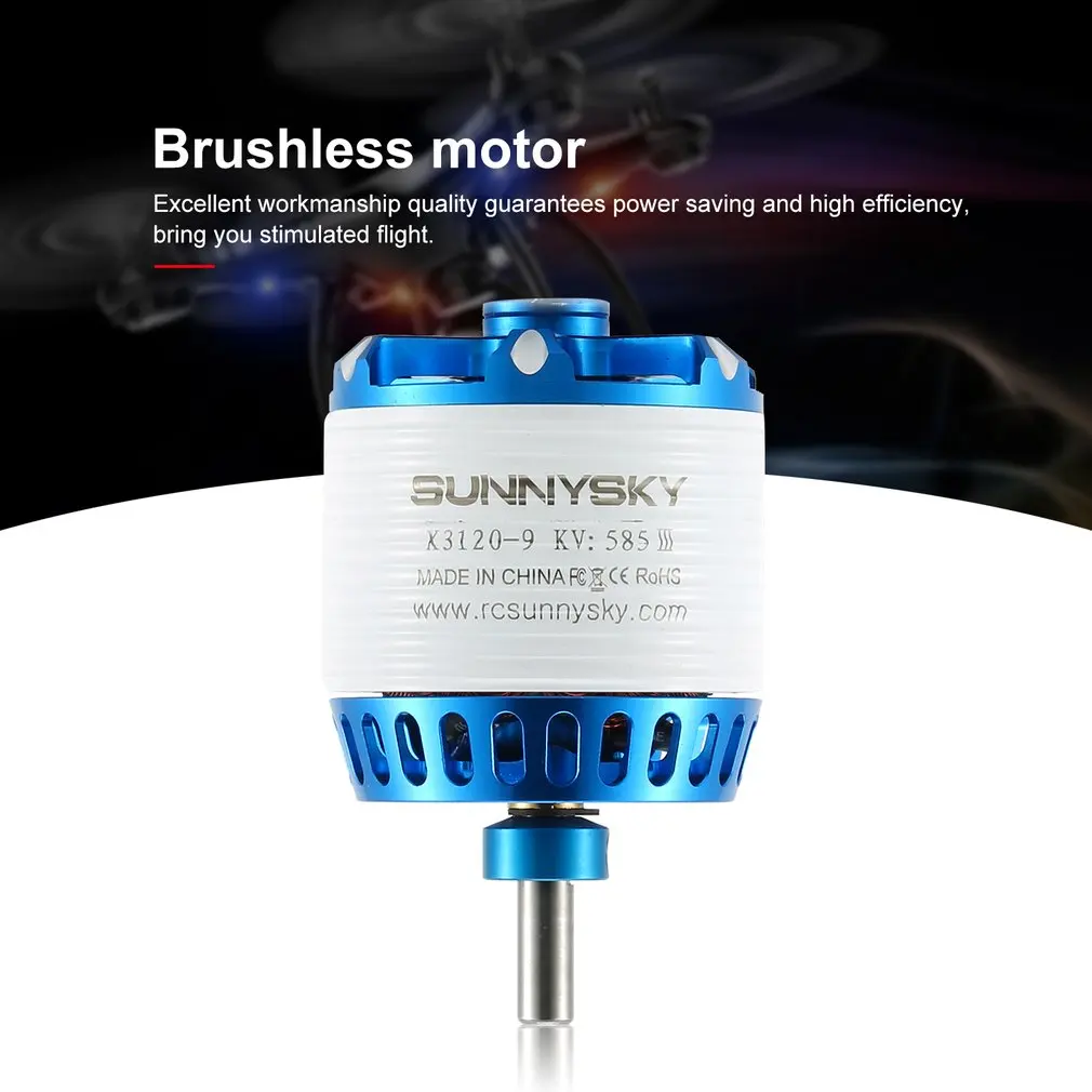 SUNNYSKY X3120 585KV/760KV бесщеточный двигатель для неподвижного крыла 3D RC Дрон Вертолет Самолет Запчасти Аксессуары