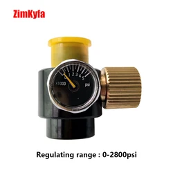 Paintball PCP Air Tank Cylinder Regulator Adjustable Pressure 0-2800psi 0.825-14NGO,Airsoft Weapons