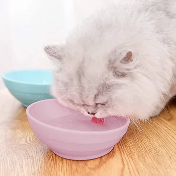 

Multi-Purpose Candy-Colored Plastic Pet Feeding Bowl Puppy Feeding Bowl Cat Dog Food Feeder Pet Feeding Supplies