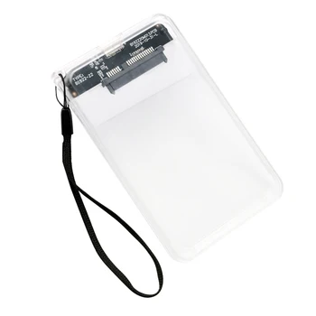 

2.5inch External Hard Drive Enclosure Universal Tool Free Large Memory Clear For PC Laptop Data Transmission USB3.0 To SATA