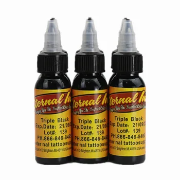 

10Pcs Permanent Triple Black Tattoo Ink Makeup Pigment 3oz Permanent Makeup Tattoo Ink Pigment Beauty Tools