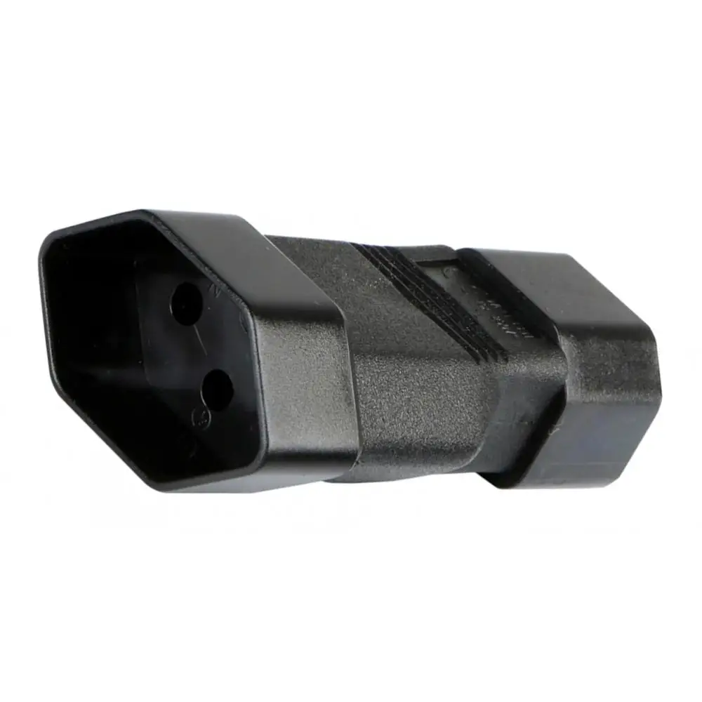 IEC320-C14 Male To Switzerland Female , Plug TO Socket, Power Adapter