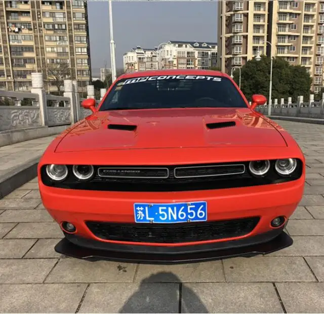 Черный полиуретановый автомобильный передний бампер распределитель губ