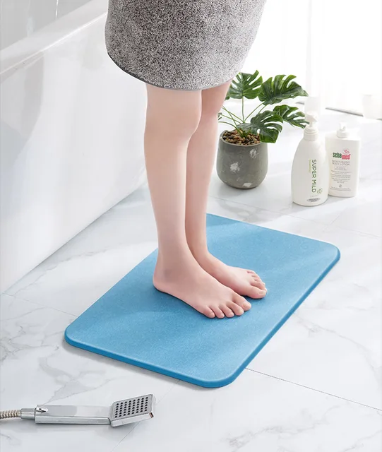 Diatom Mud Bath Mat Slip Quick Drying Fast Bathroom Hallway Shower Floor  Carpet Entrance Door Rug Kitchen Sauna WC Products - AliExpress