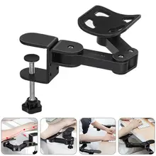 Rotating Desk Extension Elbow Pad Ergonomic Metal Armrest Wrist Rest Support