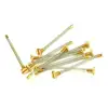 5pcs/Lot 50*2.35mm Universal Replacement Metal Spring Screws Kit For Zorro Kerosene Oil Petrol Lighter Repair Service Inner Part 2