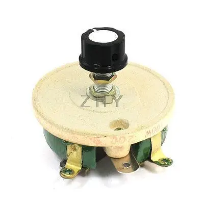 

Single Turn Resistor 100W 200 Ohm Volume Control Ceramic Disk Rheostat