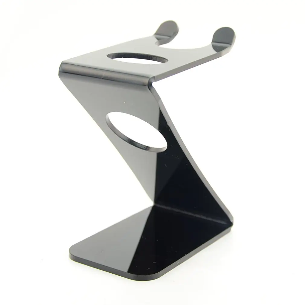 35544 Z-shaped Brush Holder Acrylic Knife Holder Men's Razor Holder Manual Razor Shelf Portable Durable