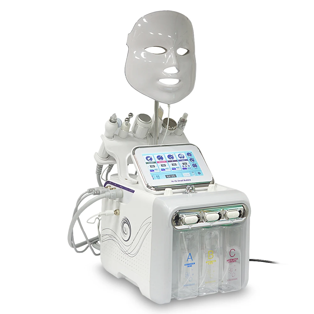 New Multifunction Hydrogen Oxygen Small Bubble Beauty Machine Facial Moisturizing Pores Cleaning